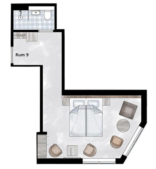 Hotel Mezzo Salen  Bilik gambar